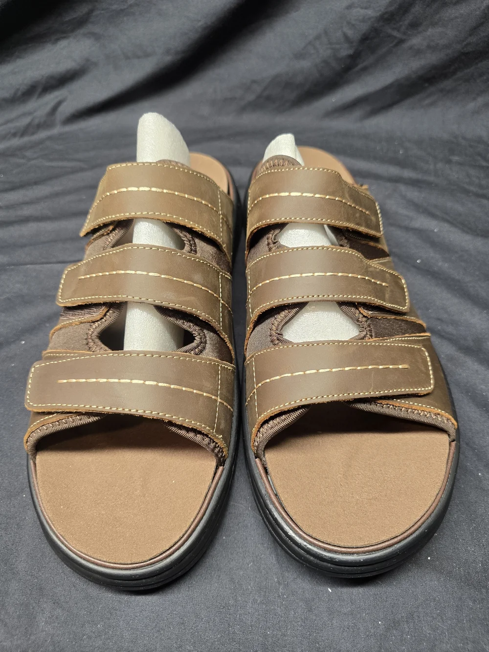 Propet Hatcher Men's Slide Sandals – Brown, Size 13
